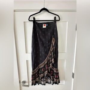 Anthropologie Farm Rio Wrap Skirt